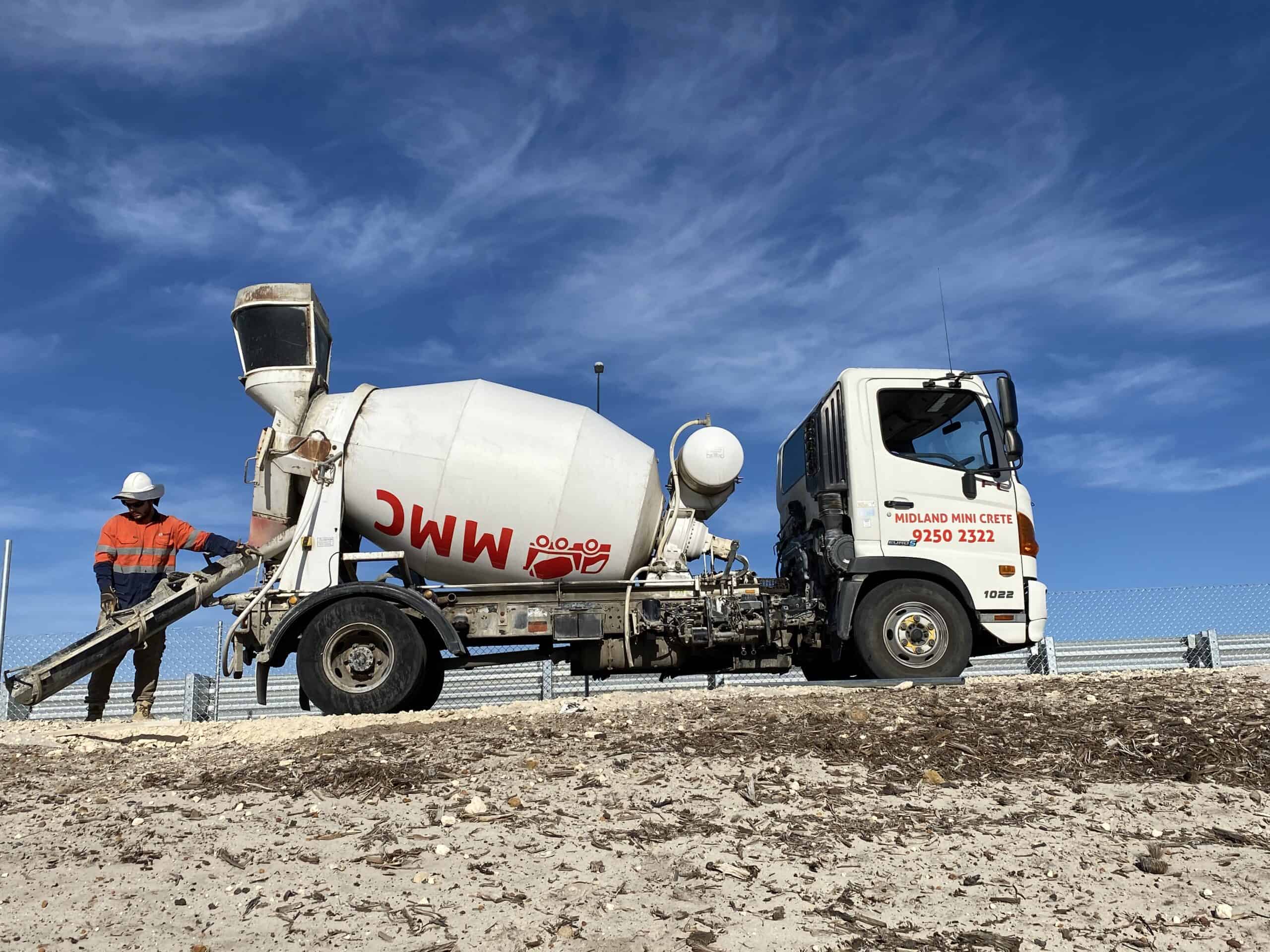 Concrete Trucks In Perth Australia Midland Mini Crete